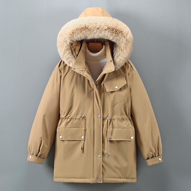 Women's Winter Parka Wind Resistant Hooded Insulated Jacket