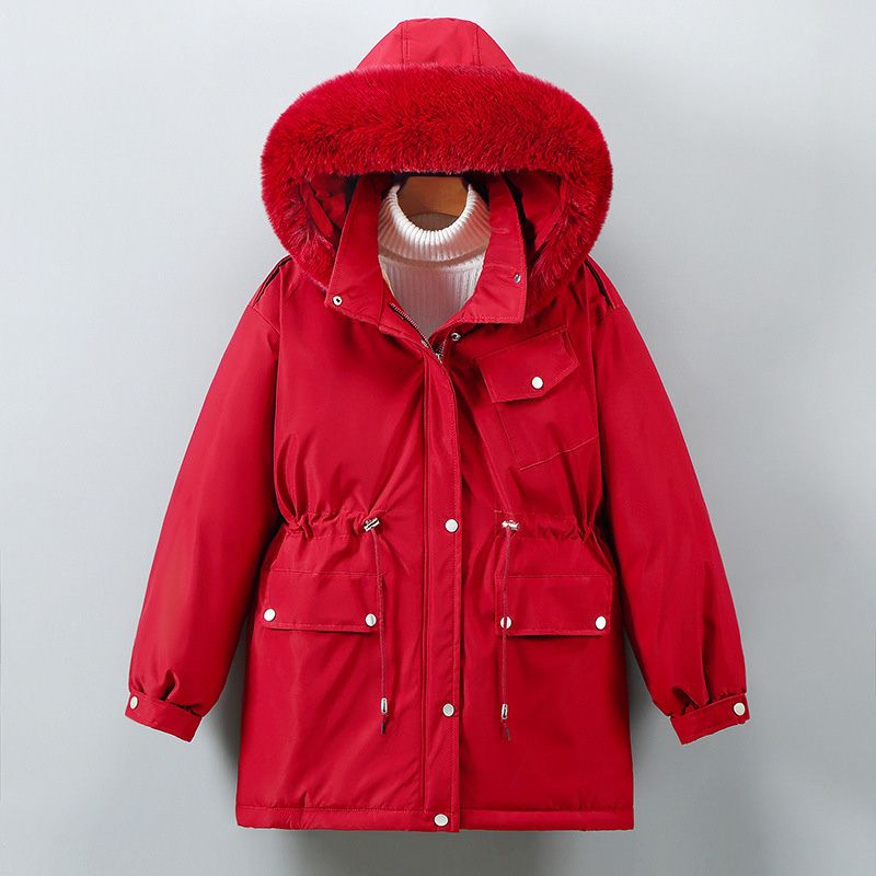 Women's Winter Parka Wind Resistant Hooded Insulated Jacket
