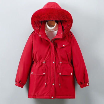Women's Winter Parka Wind Resistant Hooded Insulated Jacket