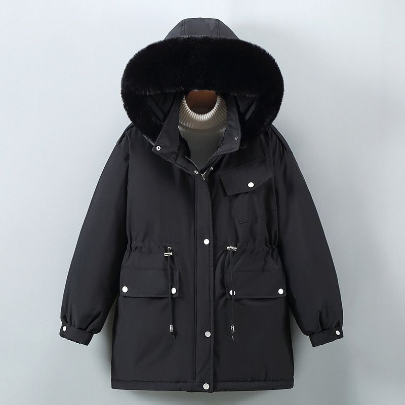 Women's Winter Parka Wind Resistant Hooded Insulated Jacket