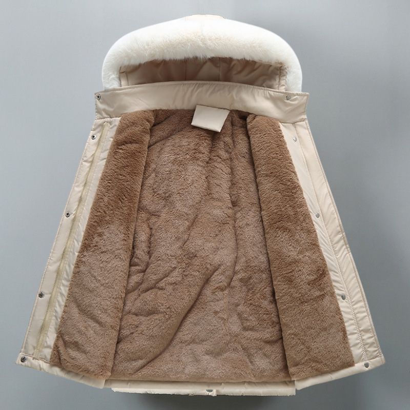 Women's Winter Parka Wind Resistant Hooded Insulated Jacket