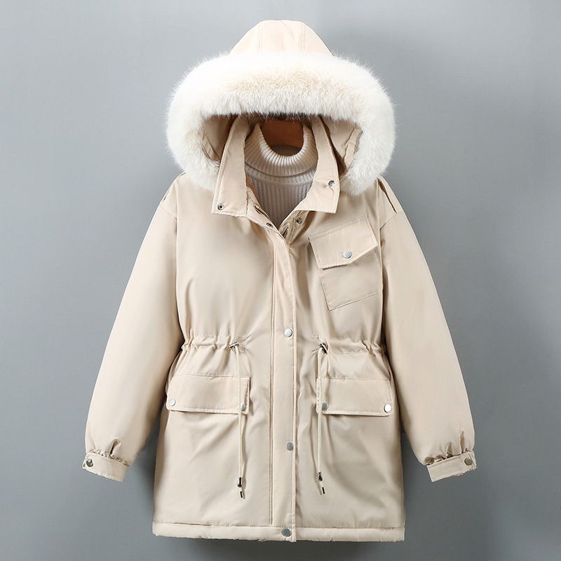 Women's Winter Parka Wind Resistant Hooded Insulated Jacket