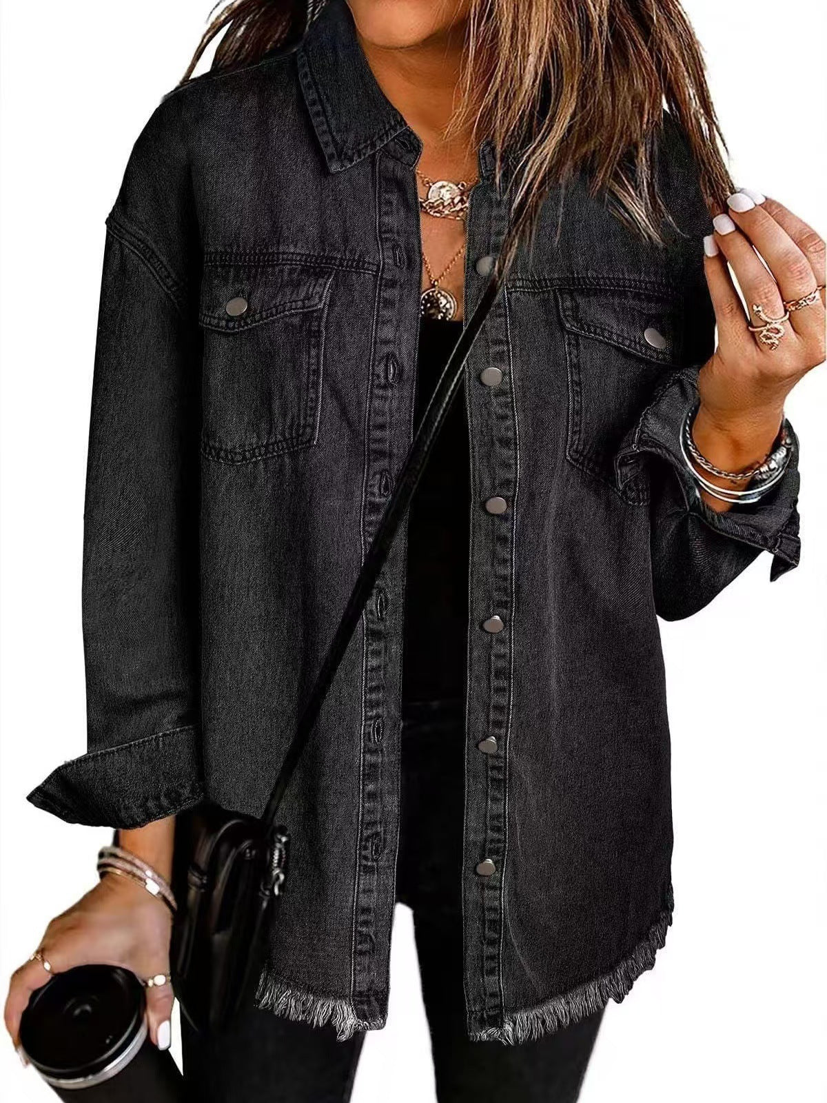 Women's Classic Fit Jacket Practical Pockets Timeless 1