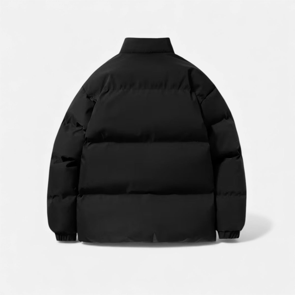 Men's Quilted Puffer Jacket Stand Collar Slim Fit Winter 9