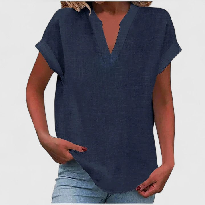 Xavinah | Chic V-Neck Blouse for Everyday Wear