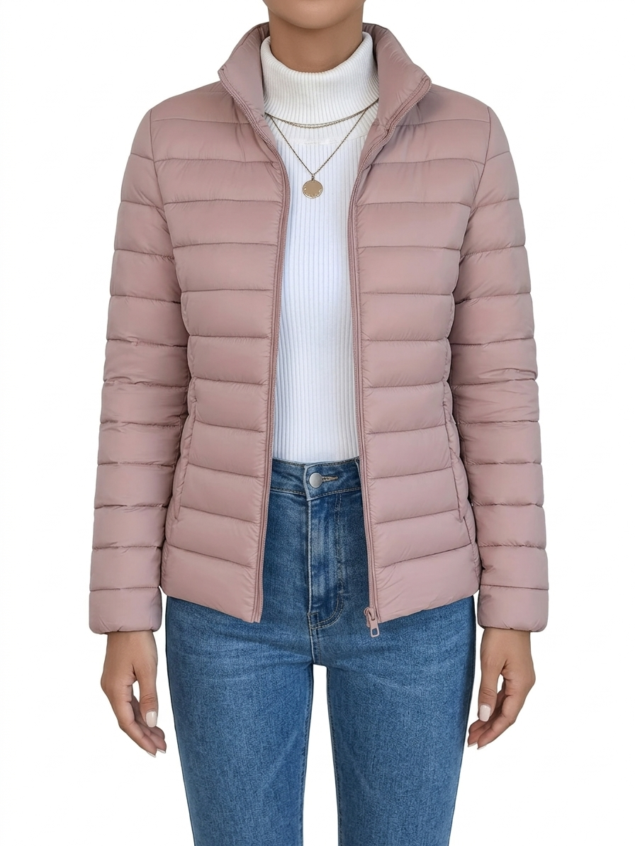 Women's Lightweight Mid Jacket Fitted Windproof Design 4