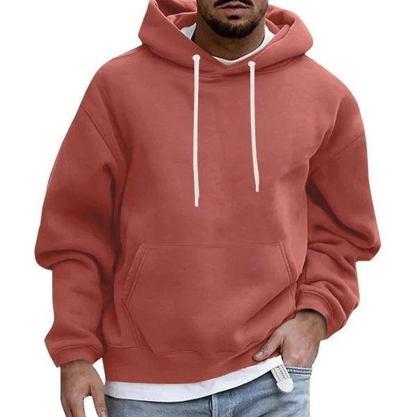 Men's Hoodie Relaxed Fit Kangaroo Pocket Pullover Top 5