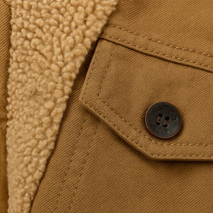 Men's Winter Coat Tailored Fit Multiple Pockets Warm 3