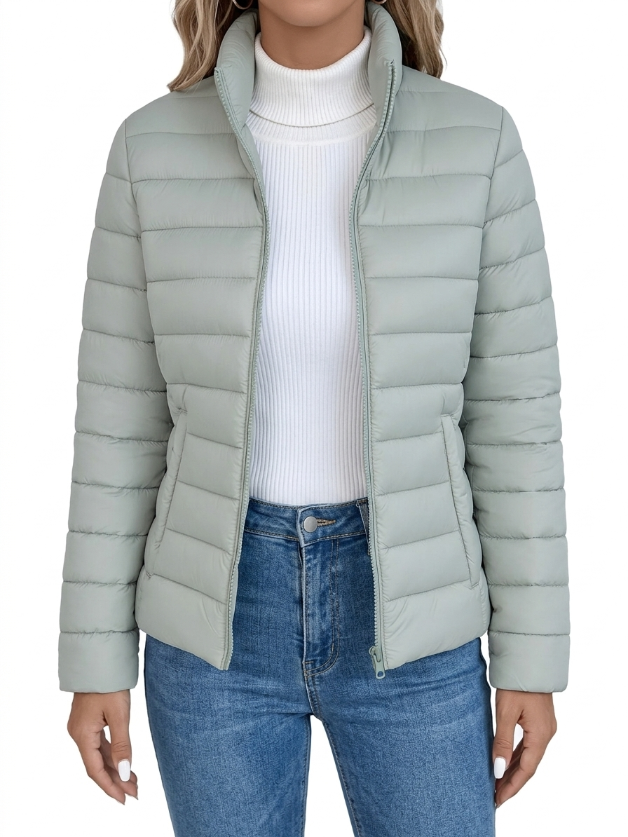 Women's Lightweight Mid Jacket Fitted Windproof Design 2