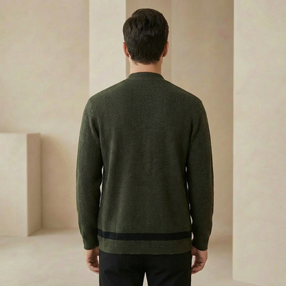 Men's Ribbed Cardigan | Relaxed Fit & Button Front 5
