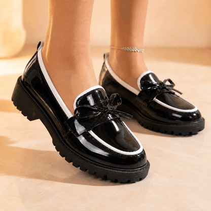 Women's Bow Loafers | Cushioned Platform Comfort 19