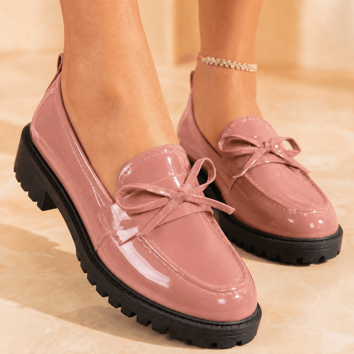 Women's Bow Loafers | Cushioned Platform Comfort 16