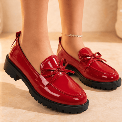 Women's Bow Loafers | Cushioned Platform Comfort 15