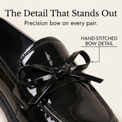 Women's Bow Loafers | Cushioned Platform Comfort 5