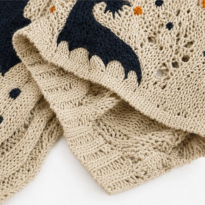 Women's Pumpkin Sweater | Open-Knit Crochet Design 11