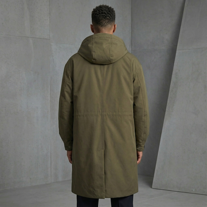 Men's Utility Trench Coat | Windproof & Weather Resistant 4