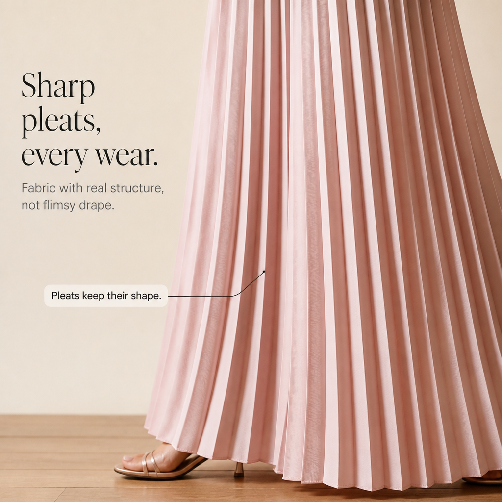 Women's Wide-Leg Trousers | Pleated Front & Drawstring Waist 8