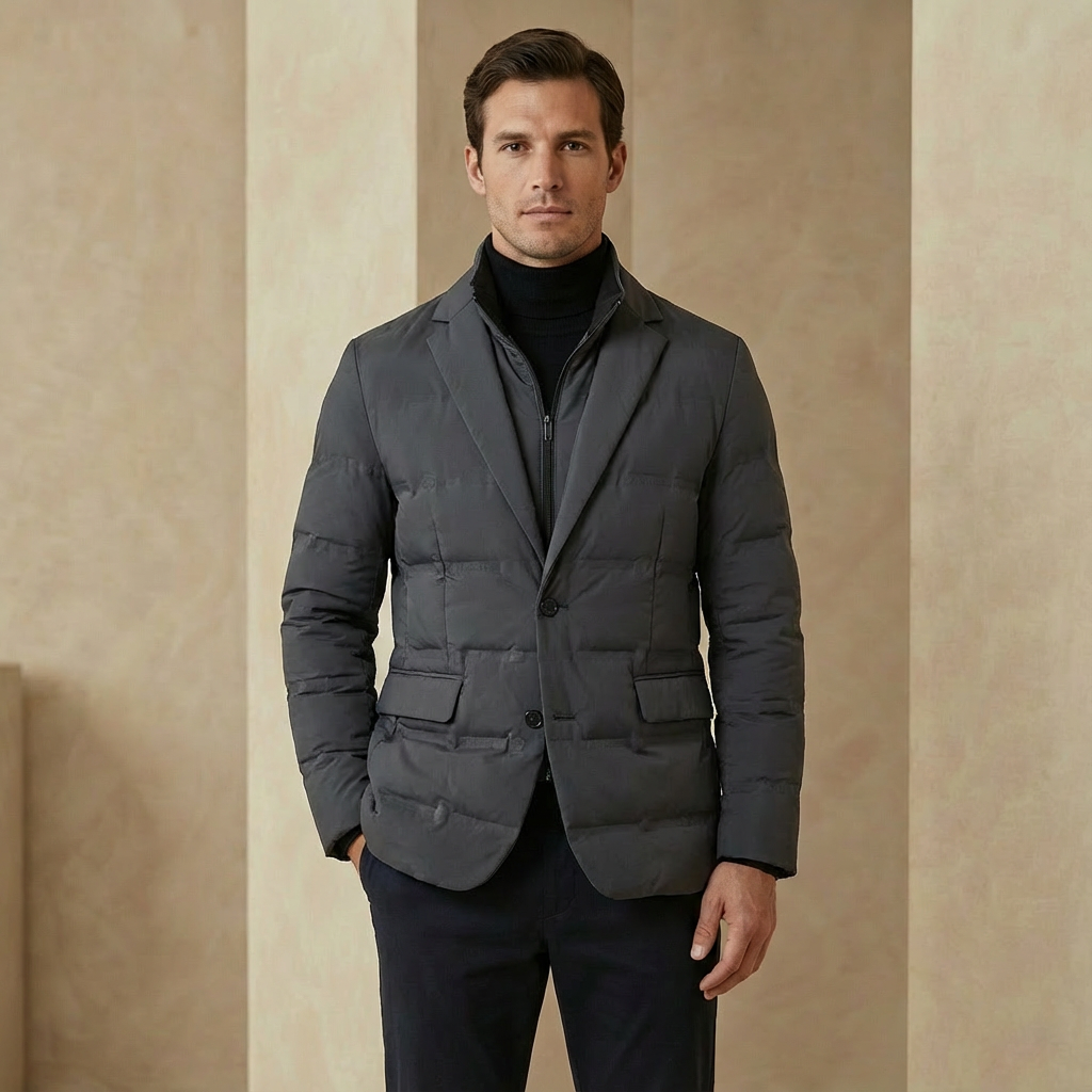 Men's Puffer Jacket | Water-Resistant & Warm 3