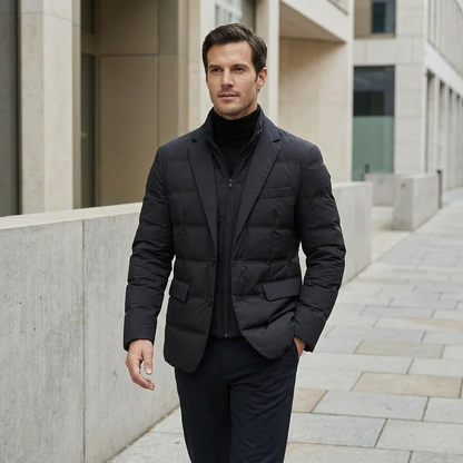 Men's Puffer Jacket | Water-Resistant & Warm 1