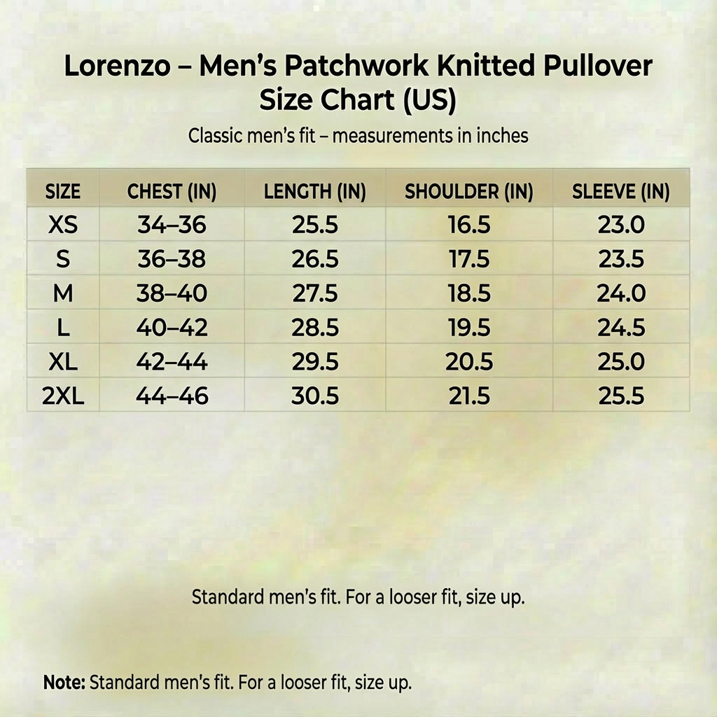 Men's Patchwork Knit Pullover | Crew Neck & Classic Fit 8