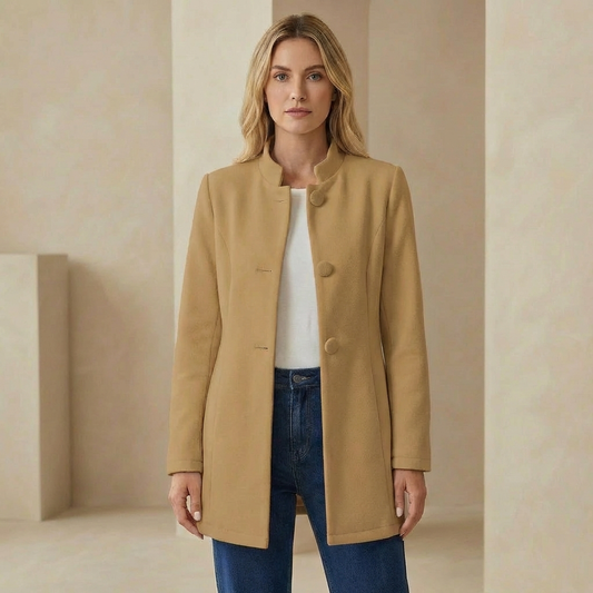 Women's Longline Blazer | Button-Front & Tailored Fit 1