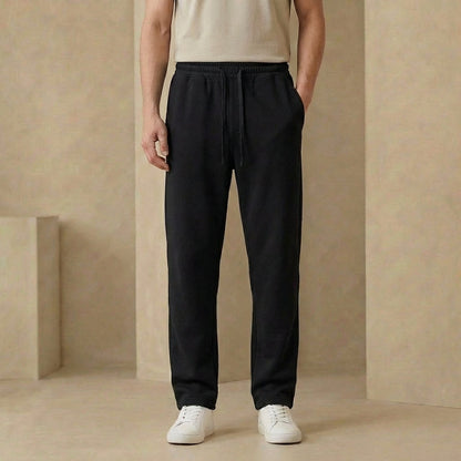 Men's Relaxed Straight Leg Sweatpants Drawstring Joggers 2