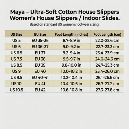 Women's Cushioned House Slippers Non Slip Grip Round Toe 6