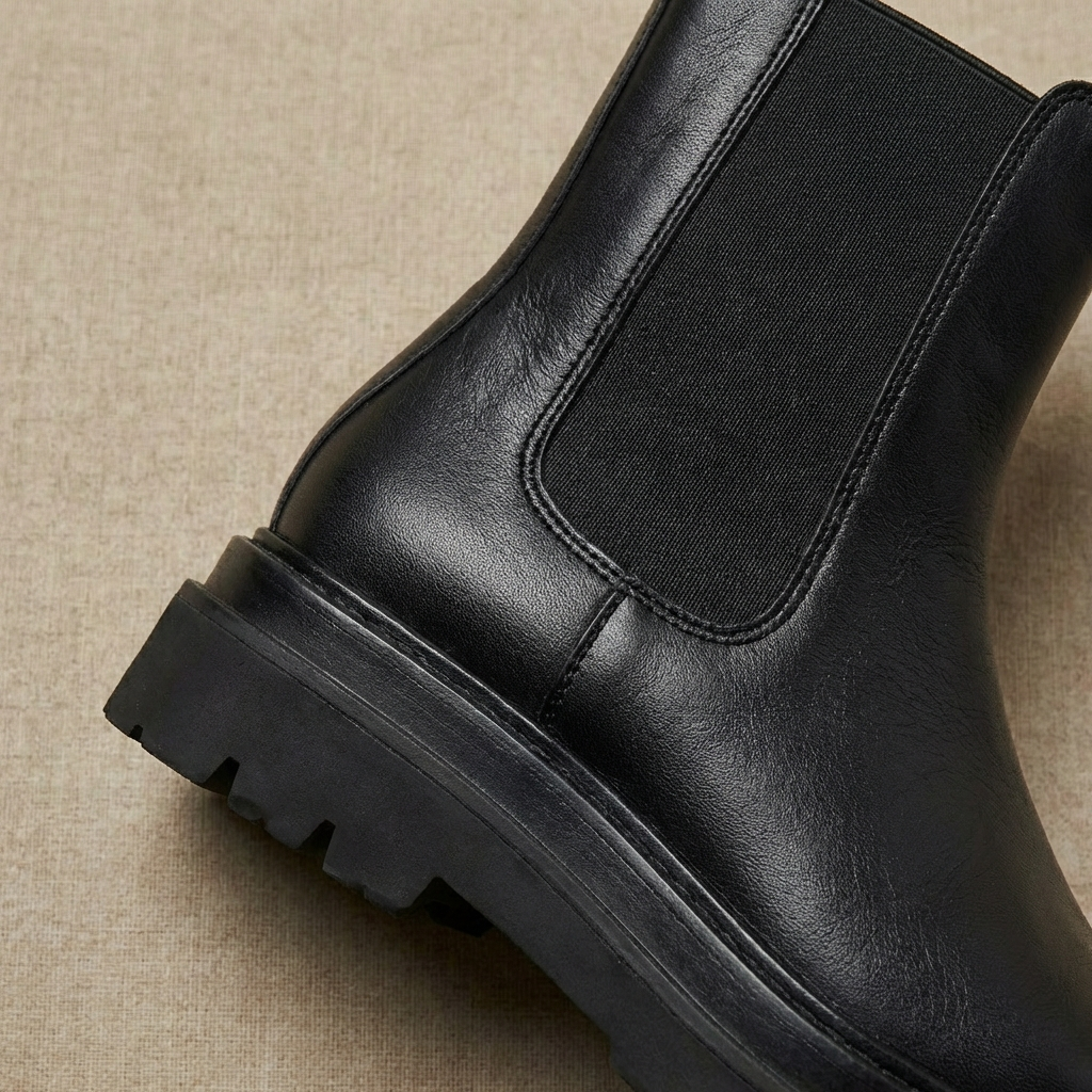 Women's Chelsea Boots Platform Lug Sole Ankle Booties 2