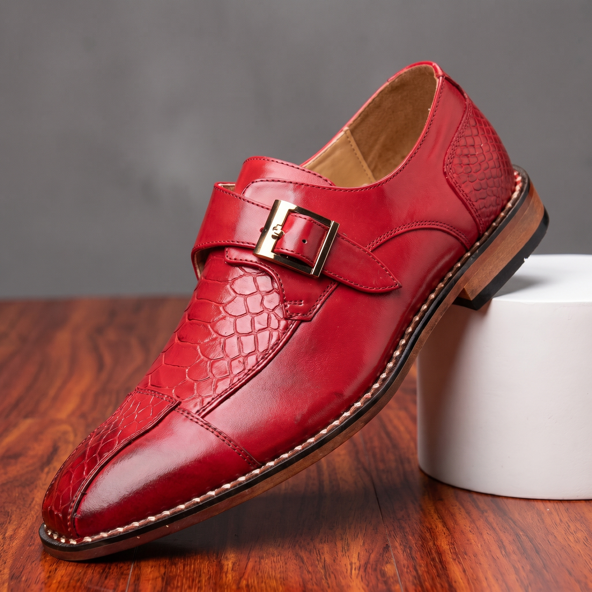 Men's Monk Strap Shoes | Goodyear Welt Construction 1