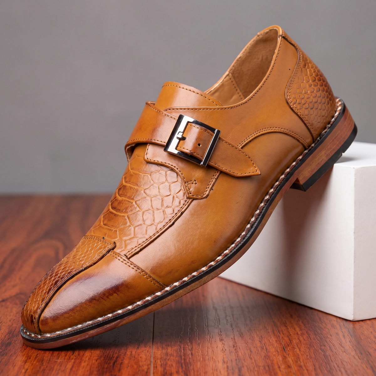 Men's Monk Strap Shoes | Goodyear Welt Construction 3