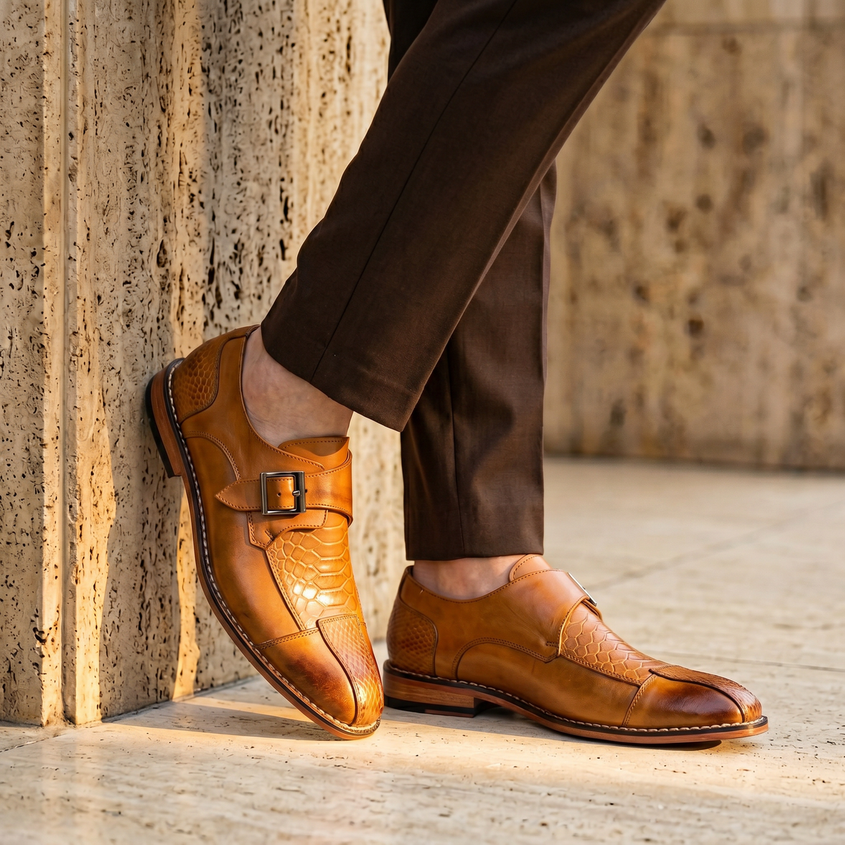 Men's Monk Strap Shoes | Goodyear Welt Construction 5