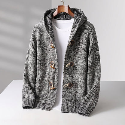Women's Hooded Knit Cardigan | Toggle Closure & Deep Pockets 5