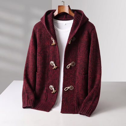 Women's Hooded Knit Cardigan | Toggle Closure & Deep Pockets 6
