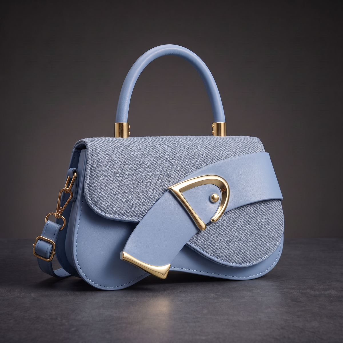 Women's Crossbody Bag Adjustable Strap Statement Buckle 3