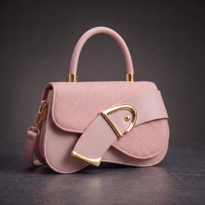 Women's Crossbody Bag Adjustable Strap Statement Buckle 4