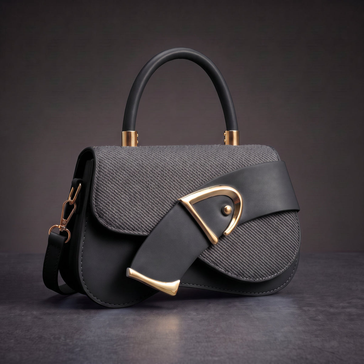 Women's Crossbody Bag Adjustable Strap Statement Buckle 2