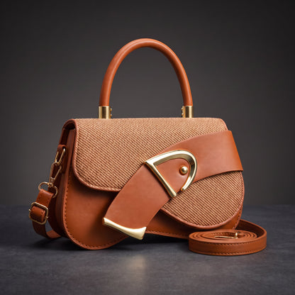 Women's Crossbody Bag Adjustable Strap Statement Buckle 1