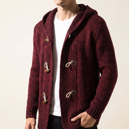 Women's Hooded Knit Cardigan | Toggle Closure & Deep Pockets 3