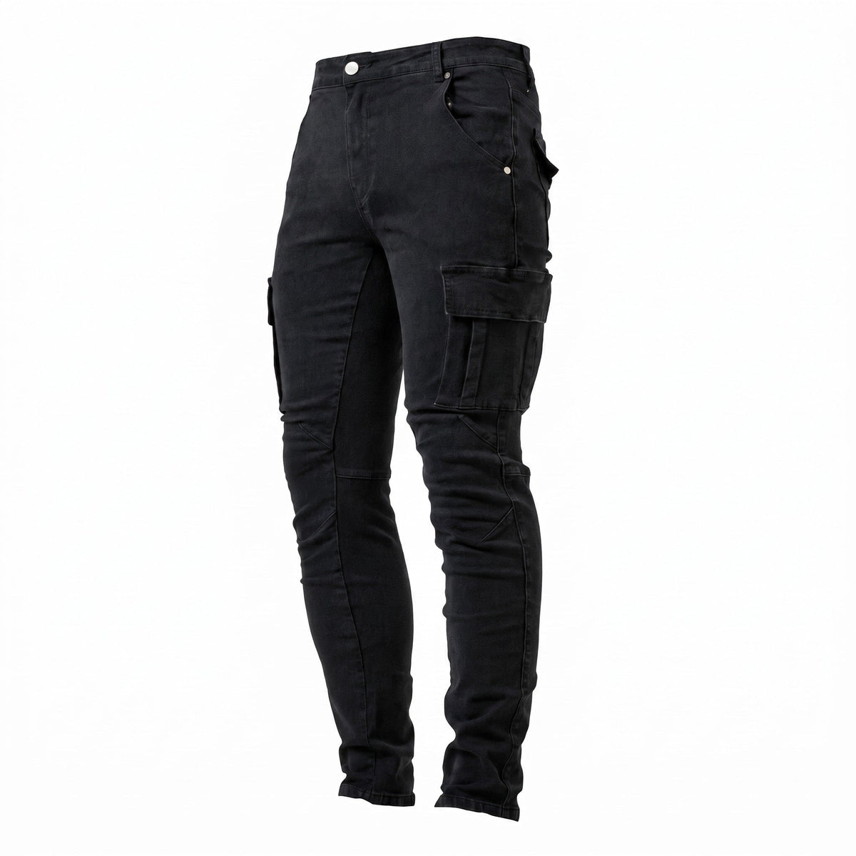 Marcus - Men's Slim Fit Denim Jeans with Multiple Pockets - Jeans - Black - Davies & Cooper
