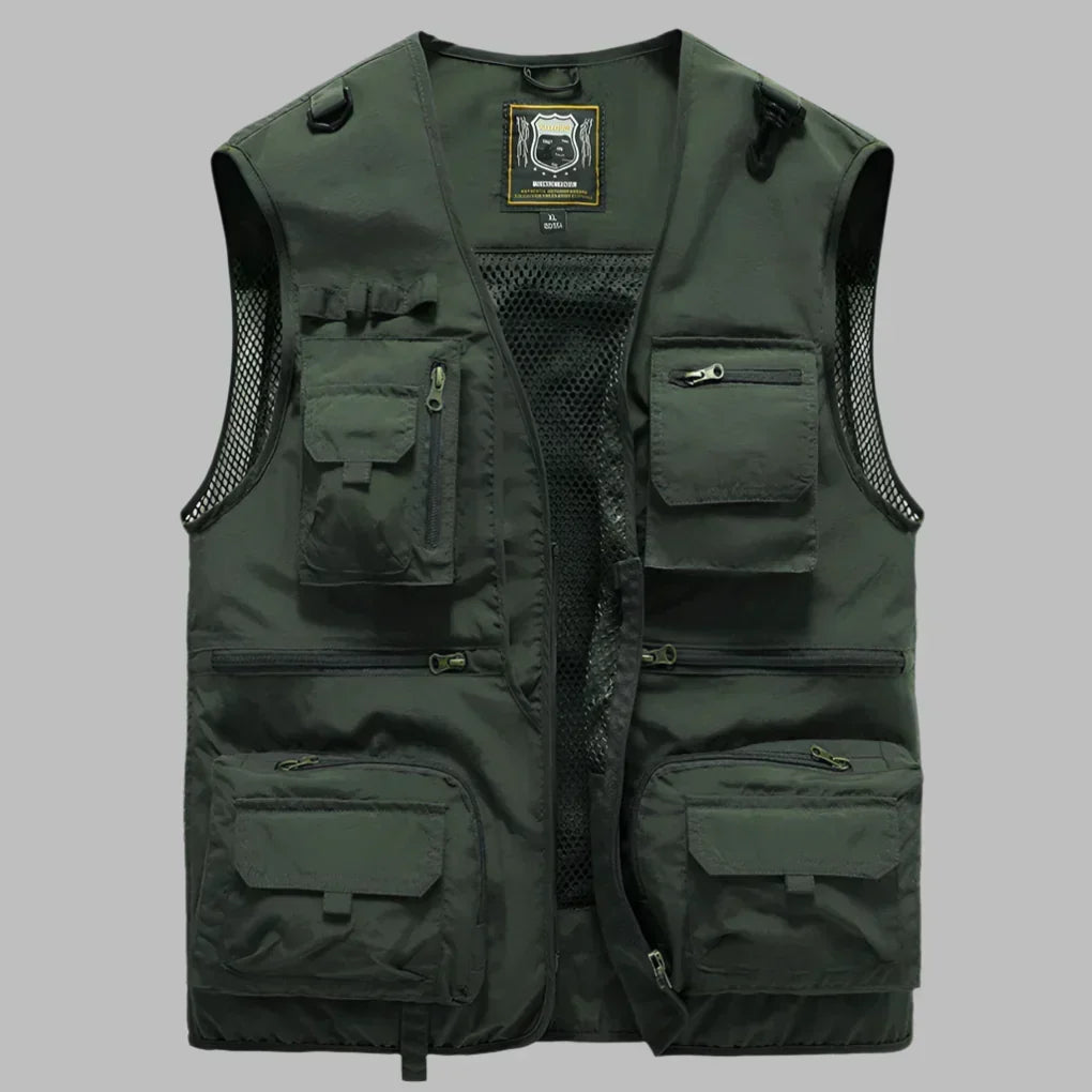Men's Utility Vest | Multi-Pocket & Water-Resistant 4