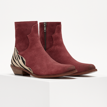 Women's Chelsea Boots | Side Zip & Low Cuban Heel 3