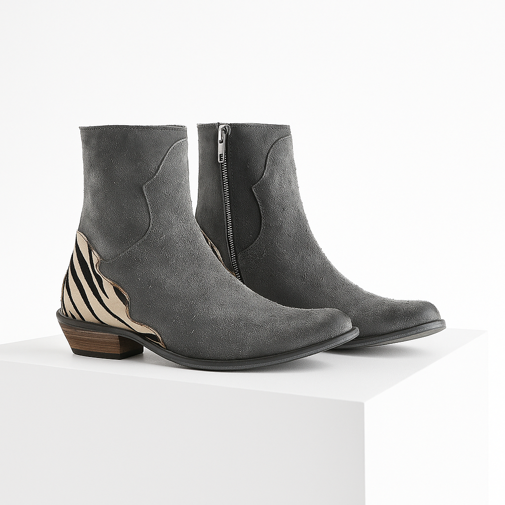 Women's Chelsea Boots | Side Zip & Low Cuban Heel 5