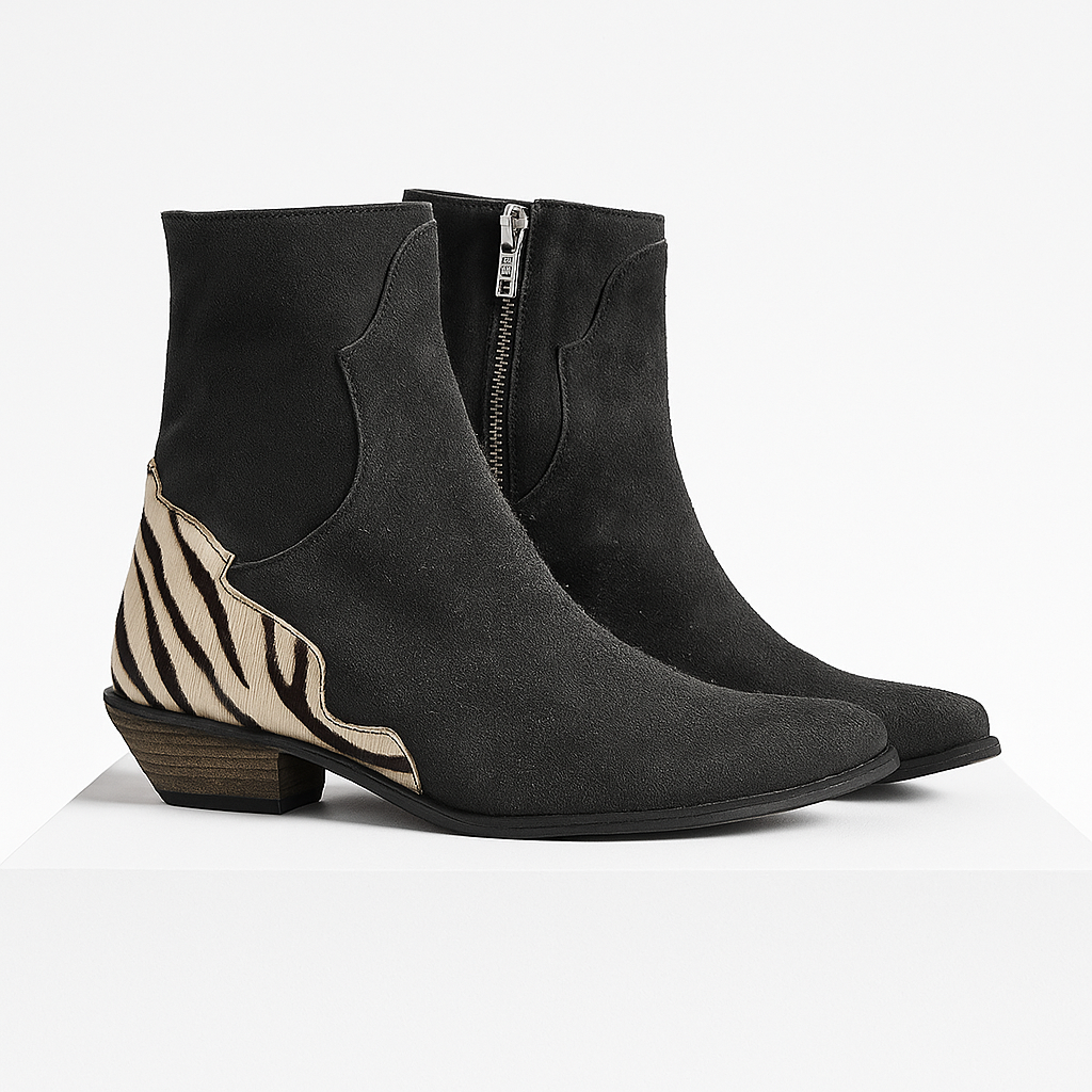 Women's Chelsea Boots | Side Zip & Low Cuban Heel 7