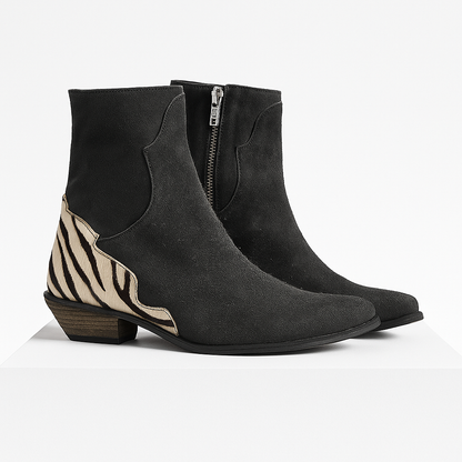 Women's Chelsea Boots | Side Zip & Low Cuban Heel 7